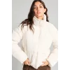 Defacto H3822AXER219 Ekru Regular Fit Dik Yaka Şişme Mont