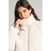 Defacto H3822AXER219 Ekru Regular Fit Dik Yaka Şişme Mont