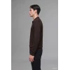 Defacto D0454AXBN497 Kahve Standart Fit Düğmeli Polo Yaka Triko Kazak