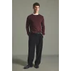 Defacto A5268AXBR34 Bordo Regular Fit Bisiklet Yaka Basic Triko Kazak