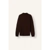 Defacto D0454AXBN497 Kahve Standart Fit Düğmeli Polo Yaka Triko Kazak