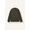Defacto I2055AXKH422 Haki Regular Fıt Polo Yaka Fitilli Kadife Sweatshirt