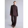 Defacto F5118AXBN91 Kahve Regular Fıt Beli Lastikli Pantolon