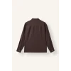 Defacto A8028AXBN336 Kahve %100 Pamuk Regular Fit Polo Yaka Oxford Basic Uzun Kollu Gömlek