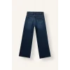 Defacto I4939A8NM34 Mavi Relaxed Fit Ekstra Rahat Jean Pantolon Kız Çocuk