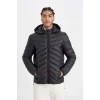 A3034 DeFactoFit Su İtici Slim Fit Kapüşonlu Mont