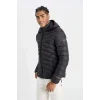 A3034 DeFactoFit Su İtici Slim Fit Kapüşonlu Mont