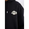 A4114 DeFactoFit NBA Los Angeles Lakers Boxy Fit Kapüşonlu Kalın Sweatshirt
