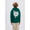 A5531 NBA Boston Celtics Oversize Fit Sweat Shirt