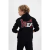 A5532 NBA Miami Heat Oversize Fit Sweat Shirt