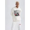A7270 NBA Chicago Bulls Boxy Fit Sweat Shirt