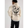 A7885 Keith Haring Kapüşonlu Sweatshirt