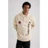A7885 Keith Haring Kapüşonlu Sweatshirt