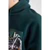 A9486 Jean Michel Basquiat Kapüşonlu Sweat Shirt