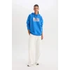 A9721 NBA Wordmark Oversize Fit Sweat Shirt