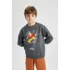 B2216 Avatar the Last Airbender Kapüşonlu Sweatshirt