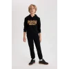 B2458 Stranger Things Bisiklet Yaka Sweatshirt