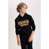 B2458 Stranger Things Bisiklet Yaka Sweatshirt