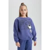 B2525 Snoopy Regular Fit Bisiklet Yaka Sweatshirt