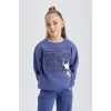 B2525 Snoopy Regular Fit Bisiklet Yaka Sweatshirt