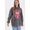B3006 Coool Rolling Stones Kapüşonlu Sweatshirt