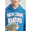 B4793 NBA New York Knicks Kalın Sweatshirt