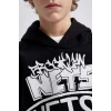 B4806 NBA Brooklyn Nets Kalın Sweat Shirt