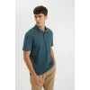 B4939 New Regular Fit Polo Yaka Kısa Kollu Polo Tişört