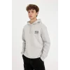 C6525 Star Wars-Mandalorian Regular Fit Kapüşonlu Sırt Baskılı Sweatshirt