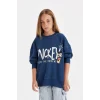 C7352 Disney Mickey Minnie Oversize Fit Sweatshirt