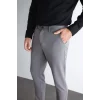 C7508 Tailored Fit Basic Düz Paça Her Yöne Esneyen Cepli Pantolon