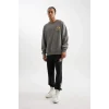 C9254 Los Angeles Lakers Oversize Fit Sweatshirt