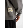 C9254 Los Angeles Lakers Oversize Fit Sweatshirt