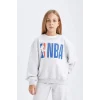 C9507 NBA Wordmark Oversize Fit Sweatshirt
