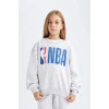 C9507 NBA Wordmark Oversize Fit Sweatshirt