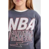 C9508 NBA Wordmark Oversize Fit Sweatshirt