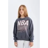 C9508 NBA Wordmark Oversize Fit Sweatshirt