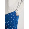 D0944 Regular Fit Uzun Kollu Pijama Takımı