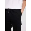 D1044 Kargo Cepli Lastikli Paça Jogger Pantolon