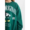 D1118 Mickey Minnie Oversize Fit Sweat Shirt