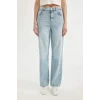 D1445 90s Wide Leg Jean Yıkamalı Pantolon