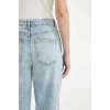 D1445 90s Wide Leg Jean Yıkamalı Pantolon