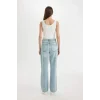 D1445 90s Wide Leg Jean Yıkamalı Pantolon