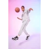 D1556 DeFactoFit Shaquille ONeal Gri Standart Fit Normal Kesim Cepli Uzun Paça Jogger Eşofman Altı