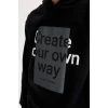 D2034 Baskılı Sweatshirt Eşofman Altı 2li Takım