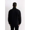 D2348 Relax Fit Dik Yaka Fermuarlı Polar Sweatshirt