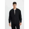 D2605 Relax Fit Kolej Yaka Bomber Hırka