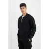 D2605 Relax Fit Kolej Yaka Bomber Hırka