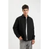 D2622 Regular Fit Basic Düz Pamuk Karışımlı Uzun Kollu Gömlek
