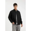 D2622 Regular Fit Basic Düz Pamuk Karışımlı Uzun Kollu Gömlek